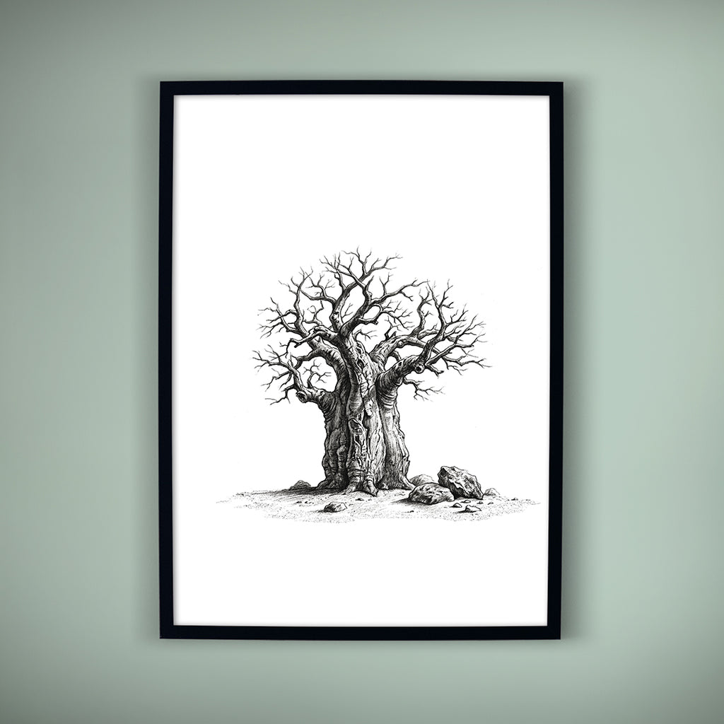 Baobab Tree 01 — Fine Art Print | Instant Digital Download