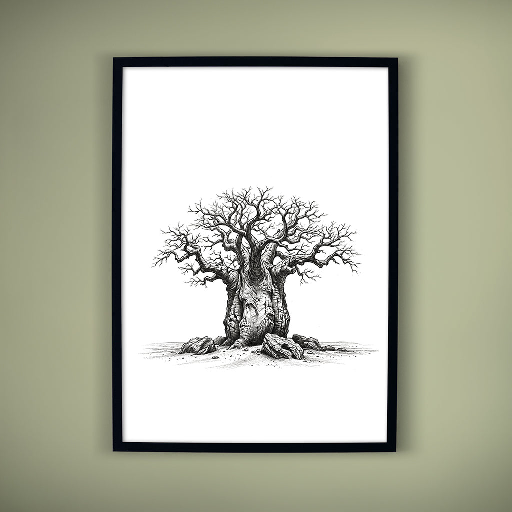 Baobab Tree 02 — Fine Art Print | Instant Digital Download