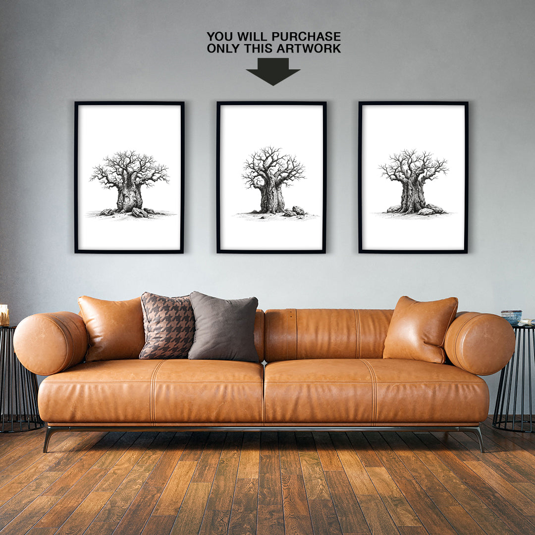 Baobab Tree 01 — Fine Art Print | Instant Digital Download