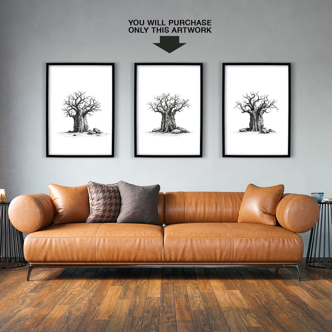 Baobab Tree 03 — Fine Art Print | Instant Digital Download
