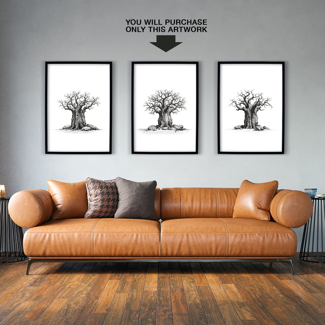 Baobab Tree 04 — Fine Art Print | Instant Digital Download