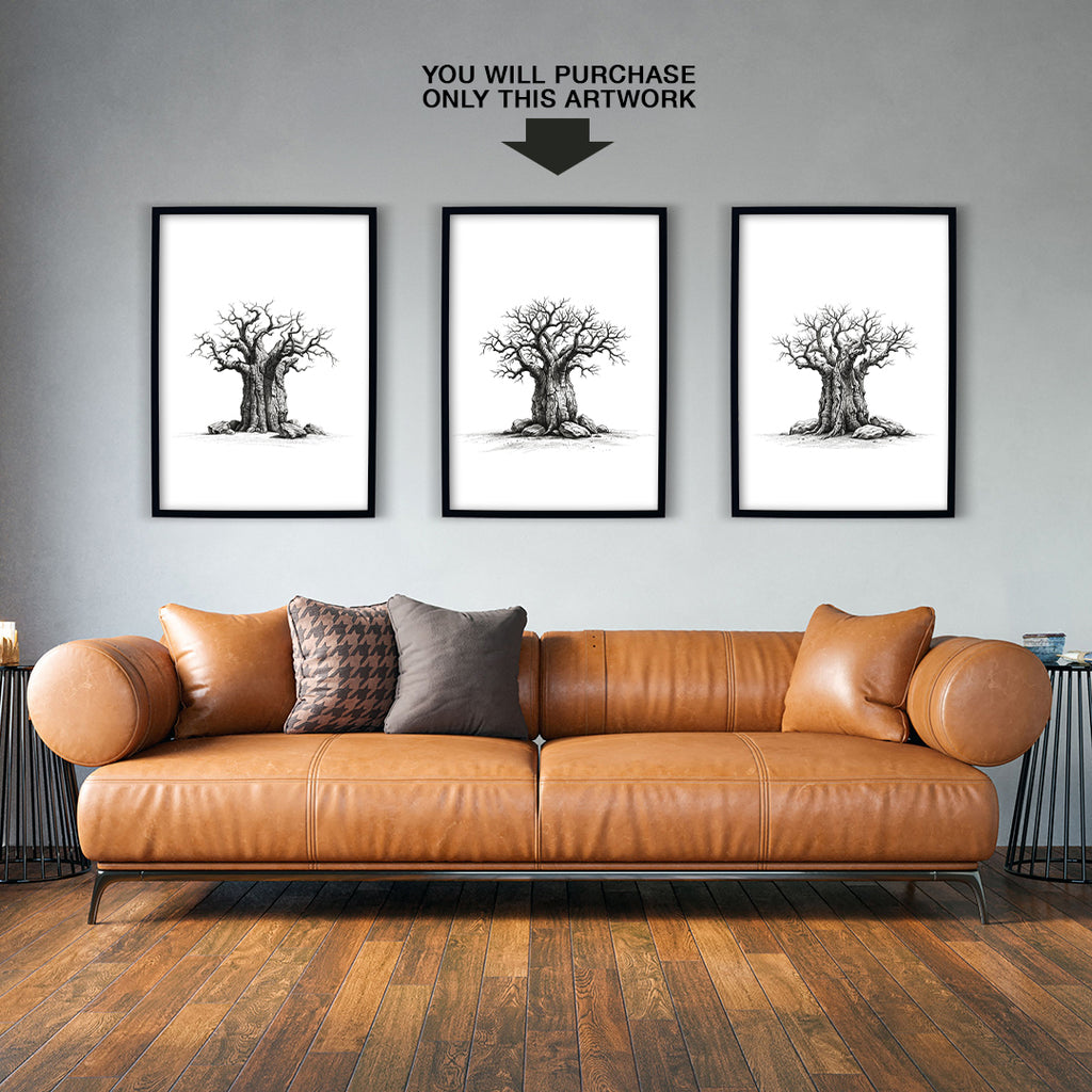 Baobab Tree 05 — Fine Art Print | Instant Digital Download