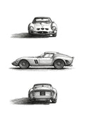 Classic Cars 02 — Ferrari GTO 250 | Fine Art Print | Instant Digital Download