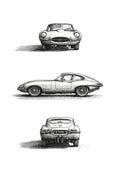 Classic Cars 04 — Jaguar E-Type | Fine Art Print | Instant Digital Download
