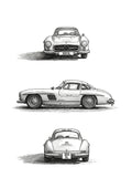 Classic Cars 05 — Mercedes 300SL | Fine Art Print | Instant Digital Download
