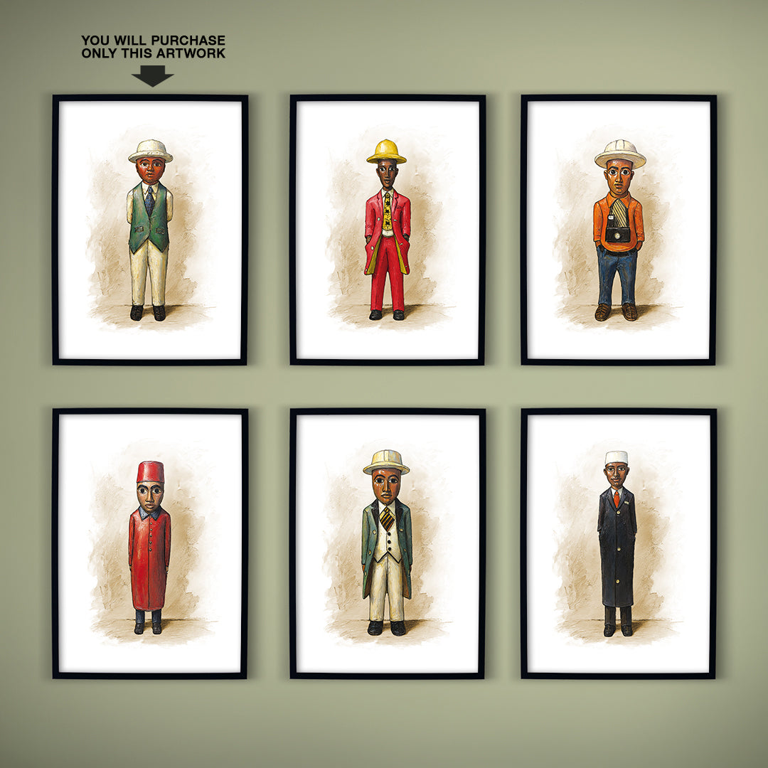 Colonial Figure 01 — Fine Art Print | Instant Digital Download