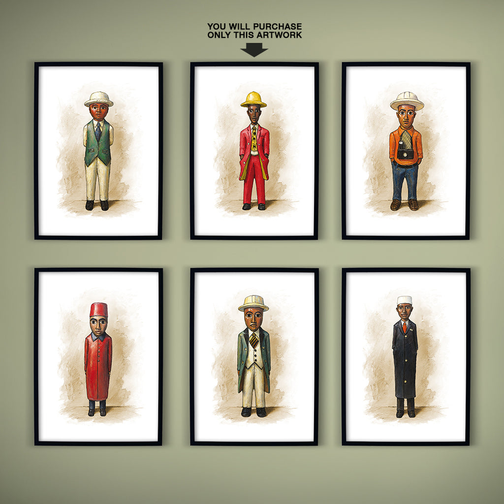 Colonial Figure 02 — Fine Art Print | Instant Digital Download