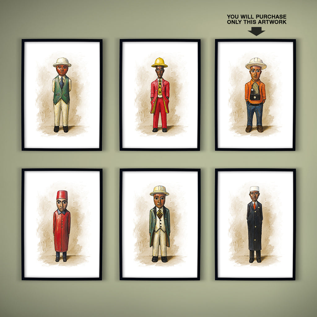 Colonial Figure 03 — Fine Art Print | Instant Digital Download