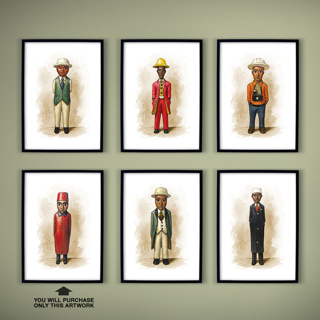 Colonial Figure 04 — Fine Art Print | Instant Digital Download