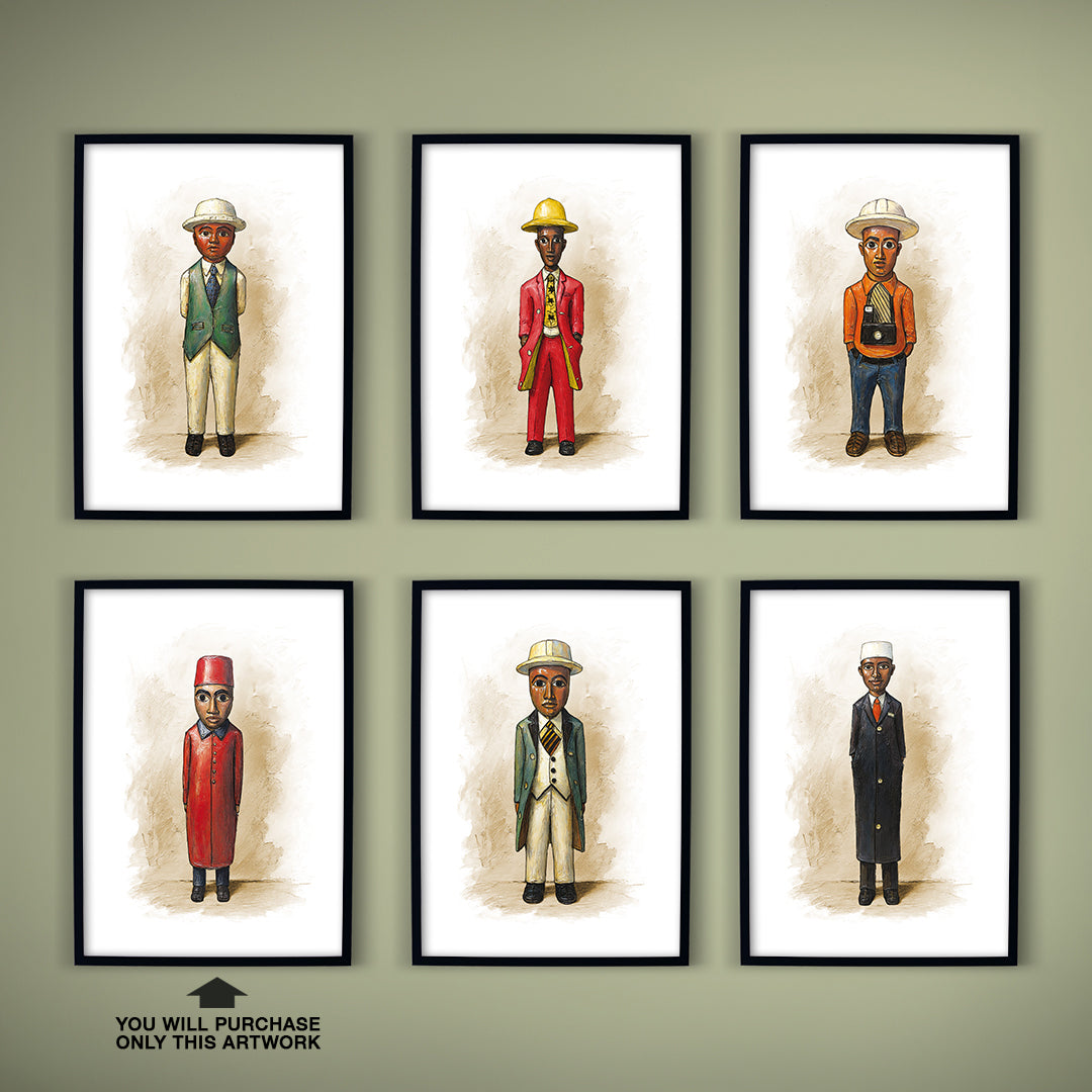 Colonial Figure 04 — Fine Art Print | Instant Digital Download