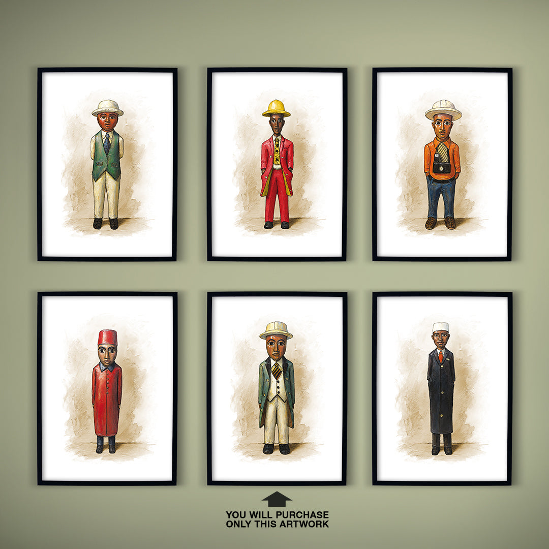 Colonial Figure 05 — Fine Art Print | Instant Digital Download
