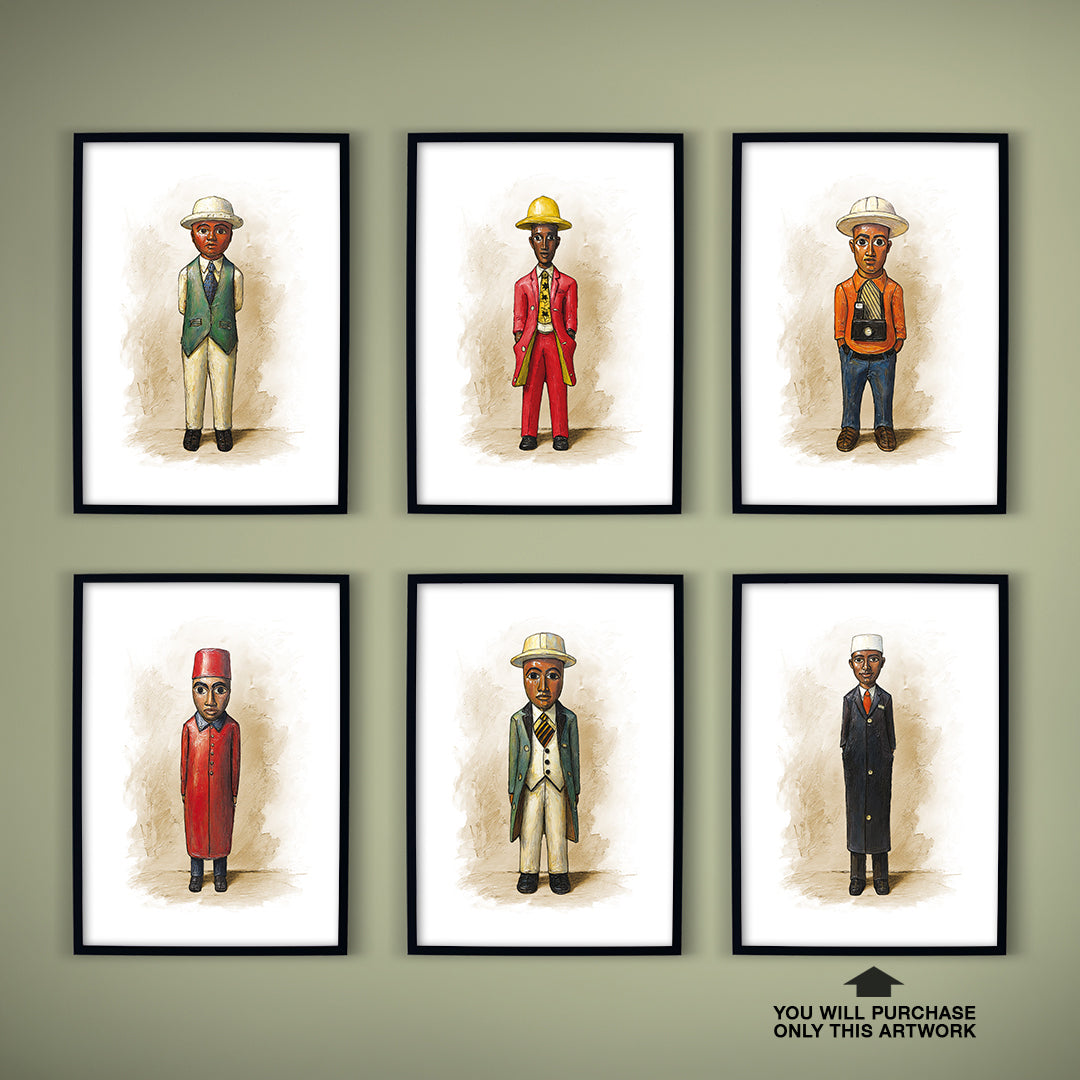Colonial Figure 06 — Fine Art Print | Instant Digital Download