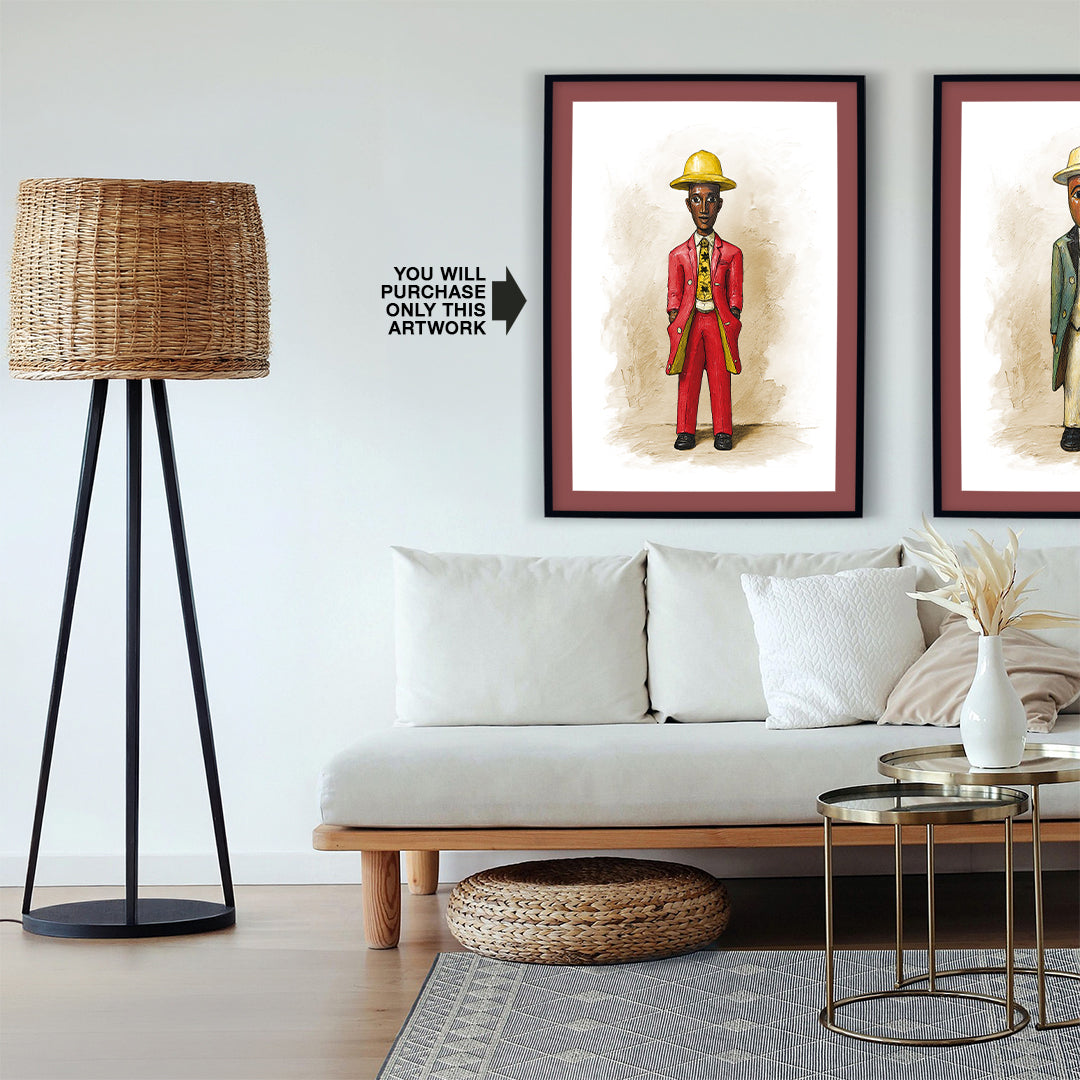 Colonial Figure 02 — Fine Art Print | Instant Digital Download