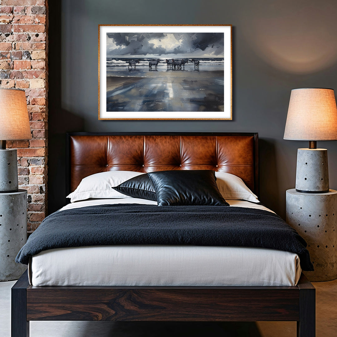 Seahorses At Dawn 02 — Fine Art Print | Instant Digital Download